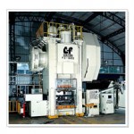  Máy rèn dập nóng hai trụ đứng, 2 điểm(phiên bản truyền động trực tiếp và ăn khớp(bánh răng) đơn)